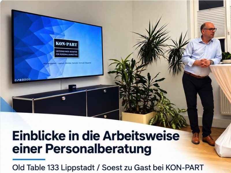Vortrag vor dem Old Table 133 Lippstadt / Soest bei KON-PART